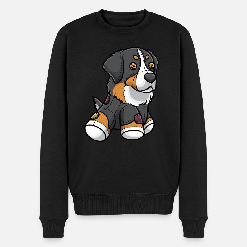 Bernese Mountain Dog Dog Bouvier Bernois As - Pull Premium bio Homme - noir