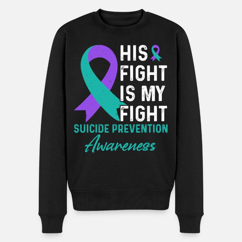 Suicide Prenvention Awareness Suizidprävention - Pull Premium bio Homme - noir