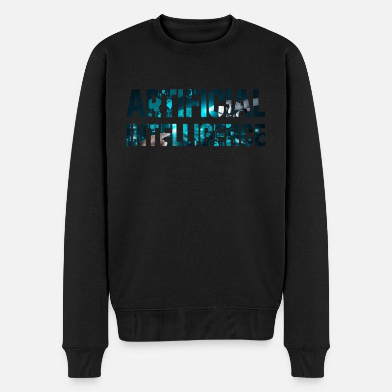 Ai Artificial Intelligence - Männer Premium Bio Pullover - Schwarz