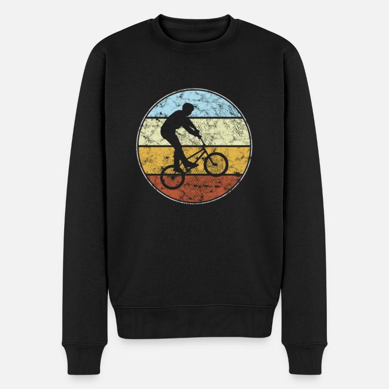BMX Rétro - Pull Premium bio Homme - noir