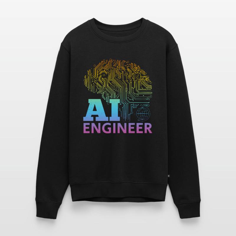 AI Engineer - Ai Artificial Intelligence Machine L Men's Premium Organic Jumper