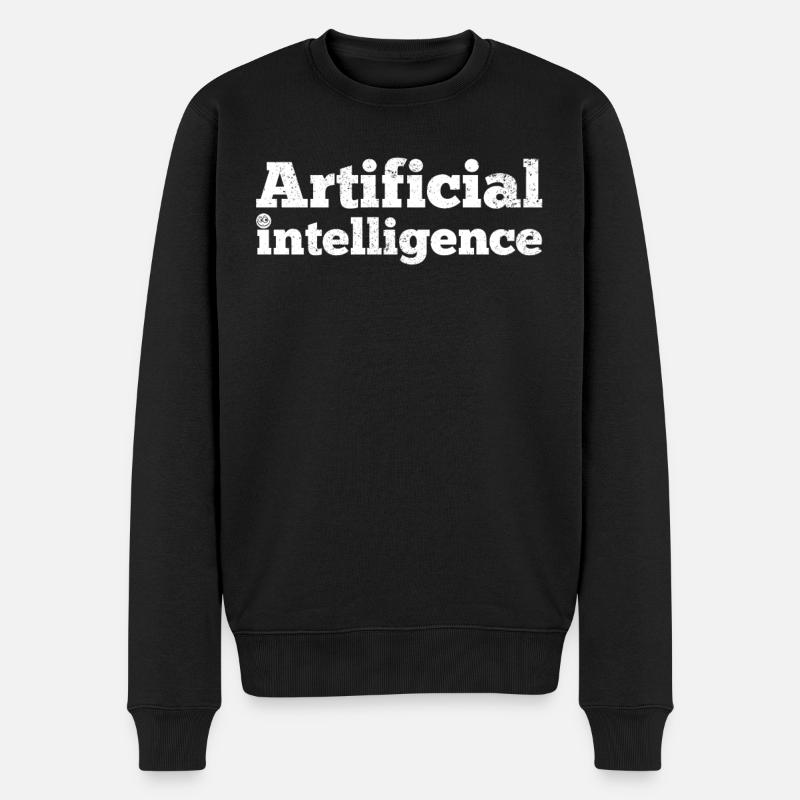 Artificial Intelligence - Männer Premium Bio Pullover - Schwarz