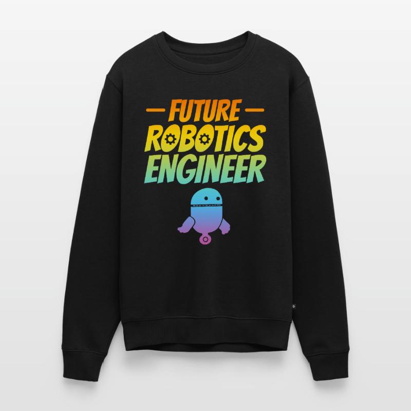 AI Robotics Machine Learning - Future Robotics Eng Men's Premium Organic Jumper