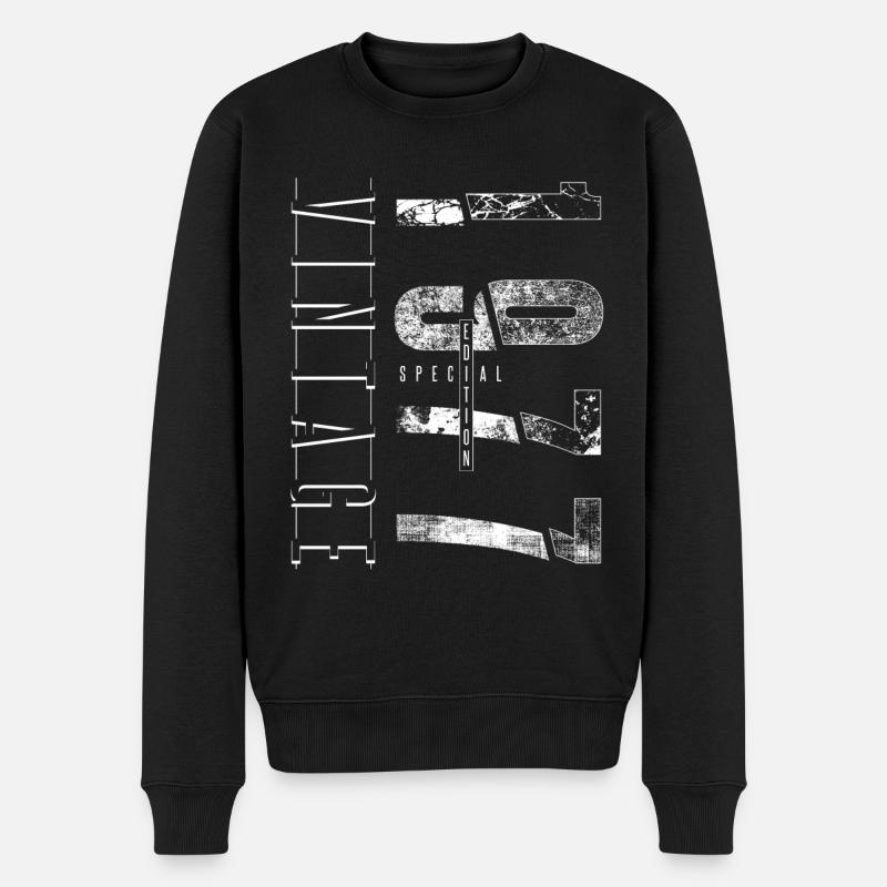 Millésime 1977 Edition spéciale Année de naissance 1977 - Pull Premium bio Homme - noir
