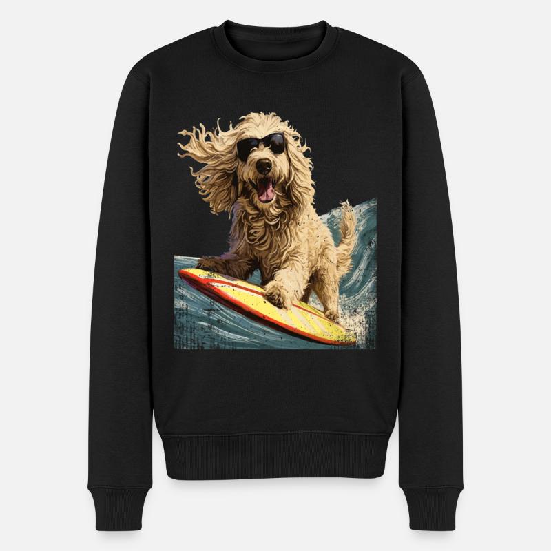 Maremmano Abruzzese Berger Allemand Surfeur - Pull Premium bio Homme - noir