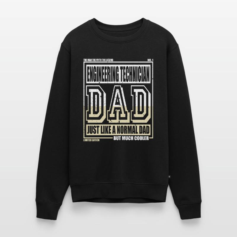 Engineering Technician Dad Gift Men's Premium Organic Jumper