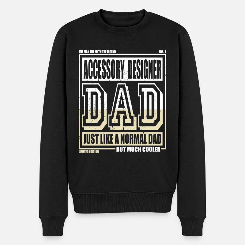 Créateur d’accessoires Daddy Cadeau - Pull Premium bio Homme - noir