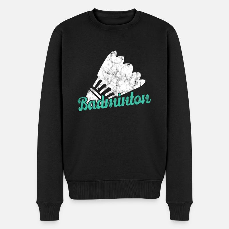 Badminton - Pull Premium bio Homme - noir