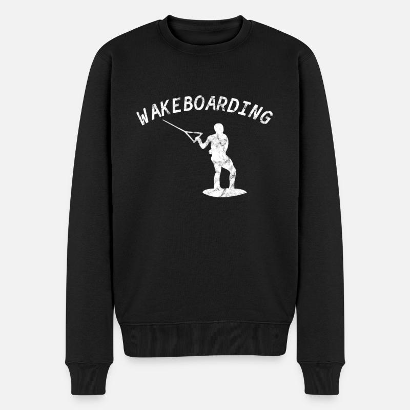 Wakeboard - Pull Premium bio Homme - noir