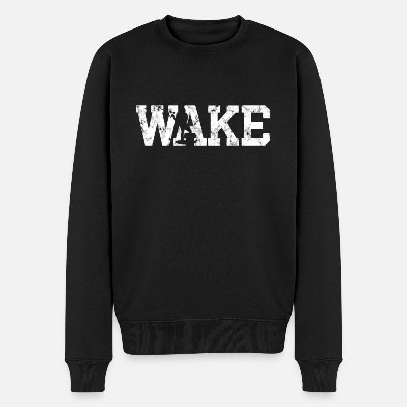 Wakeboard - Pull Premium bio Homme - noir