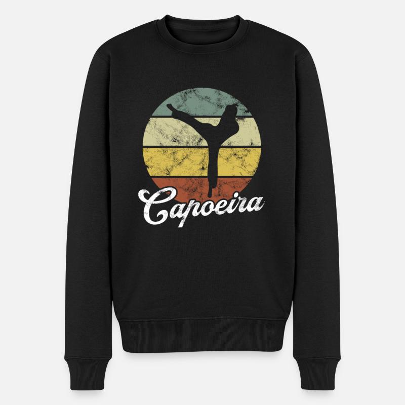 Capoeira - Pull Premium bio Homme - noir