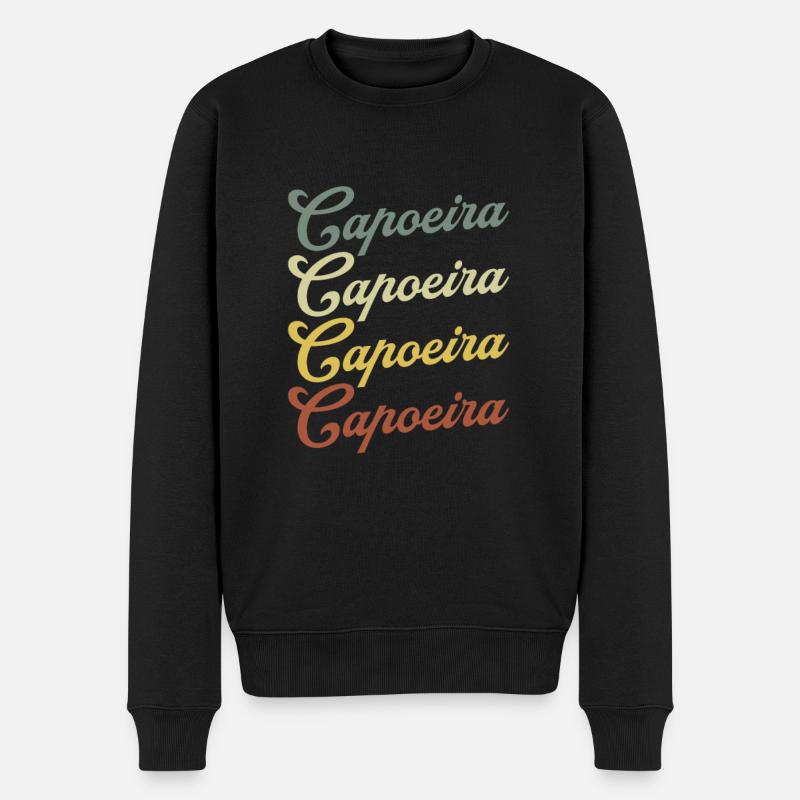 Capoeira - Pull Premium bio Homme - noir