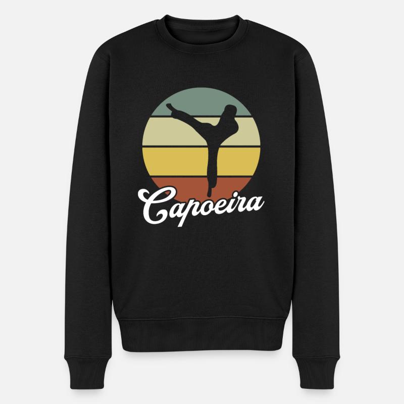 Capoeira - Pull Premium bio Homme - noir