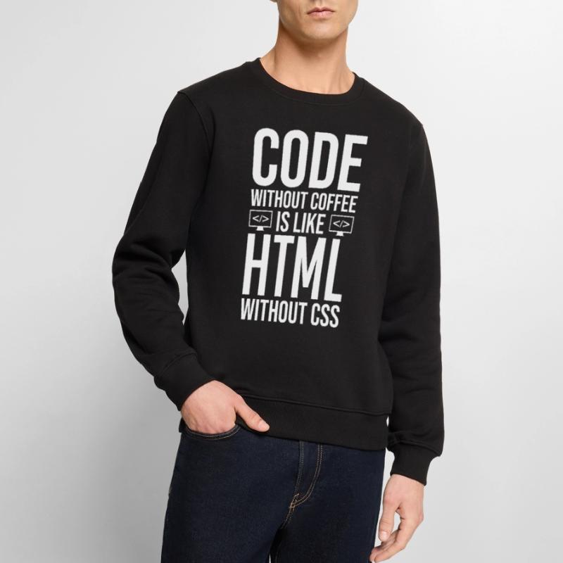 Coder Kaffee Geschenk Männer Premium Bio Pullover