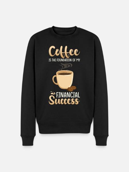 Gift for Finance Manager - Men's Premium Organic Jumper - black