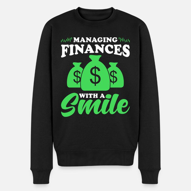 Cadeau pour les directeurs financiers - Pull Premium bio Homme - noir