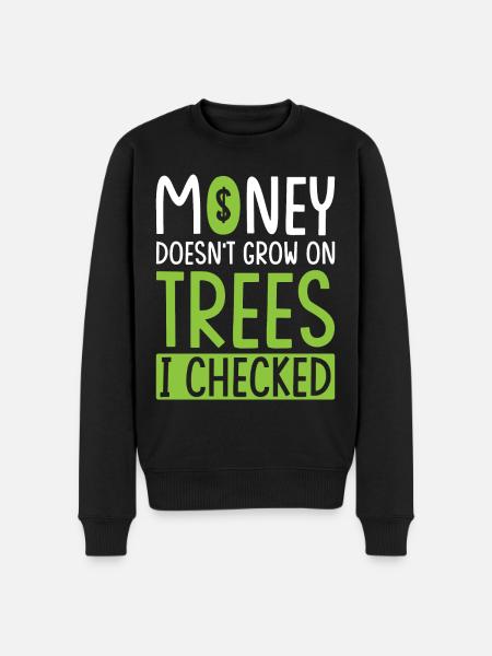 Gift for Finance Managers - Men's Premium Organic Jumper - black