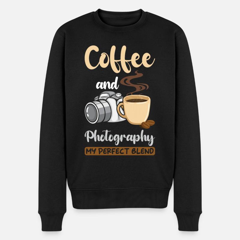 Fotografen Geschenk - Männer Premium Bio Pullover - Schwarz