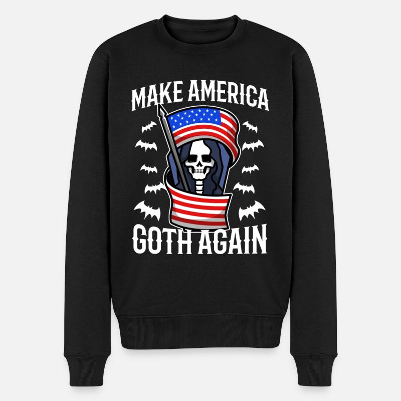 Make america goth again - Men's Premium Organic Jumper - black