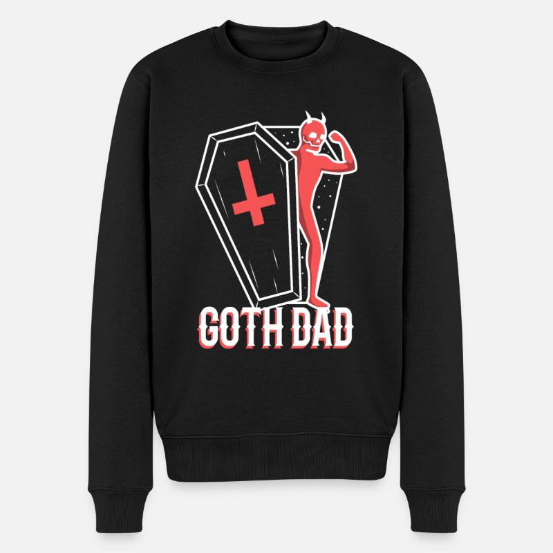 Papa gothique - Pull Premium bio Homme - noir