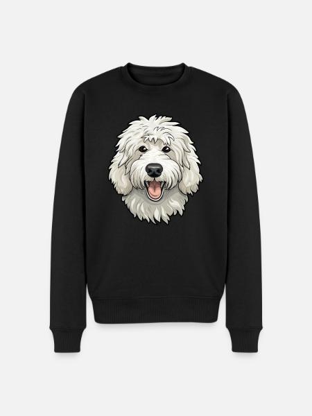 Maremmano Abruzzese dog breeds - Men's Premium Organic Jumper - black