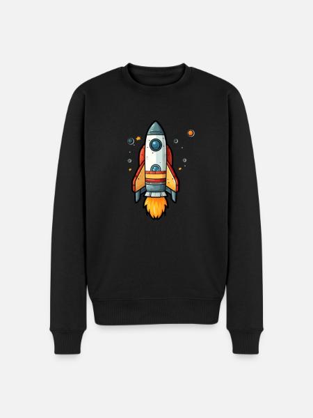 Fusée - Pull Premium bio Homme - noir