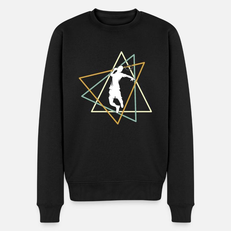 Badminton - Pull Premium bio Homme - noir