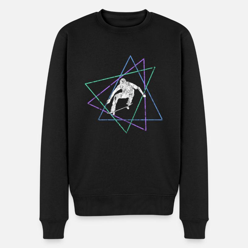 Patinage - Pull Premium bio Homme - noir
