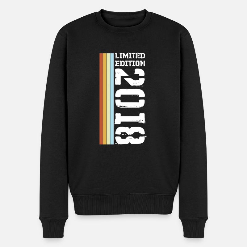 Édition Limitée Rétro 2018 - Pull Premium bio Homme - noir