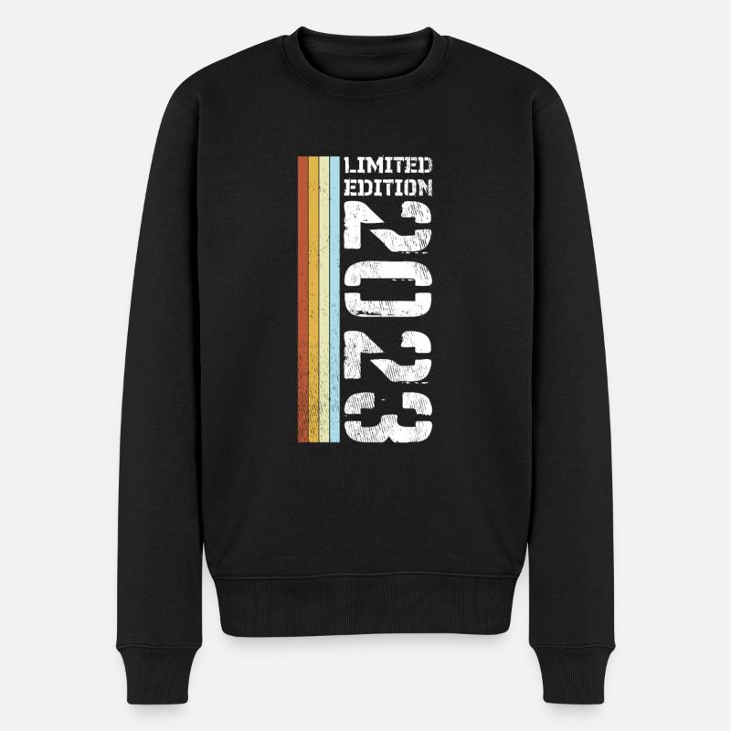 Édition Limitée Rétro 2023 - Pull Premium bio Homme - noir