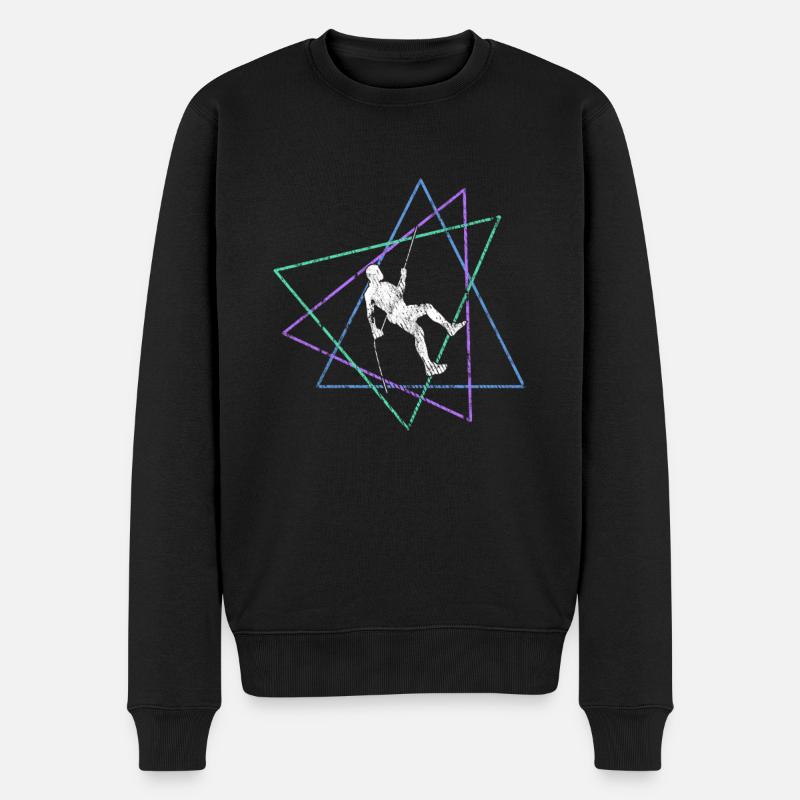 Grimper - Pull Premium bio Homme - noir