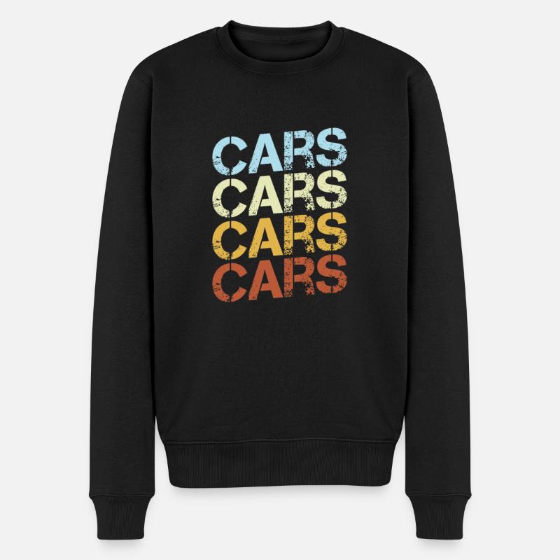 Voitures Rétro - Pull Premium bio Homme - noir