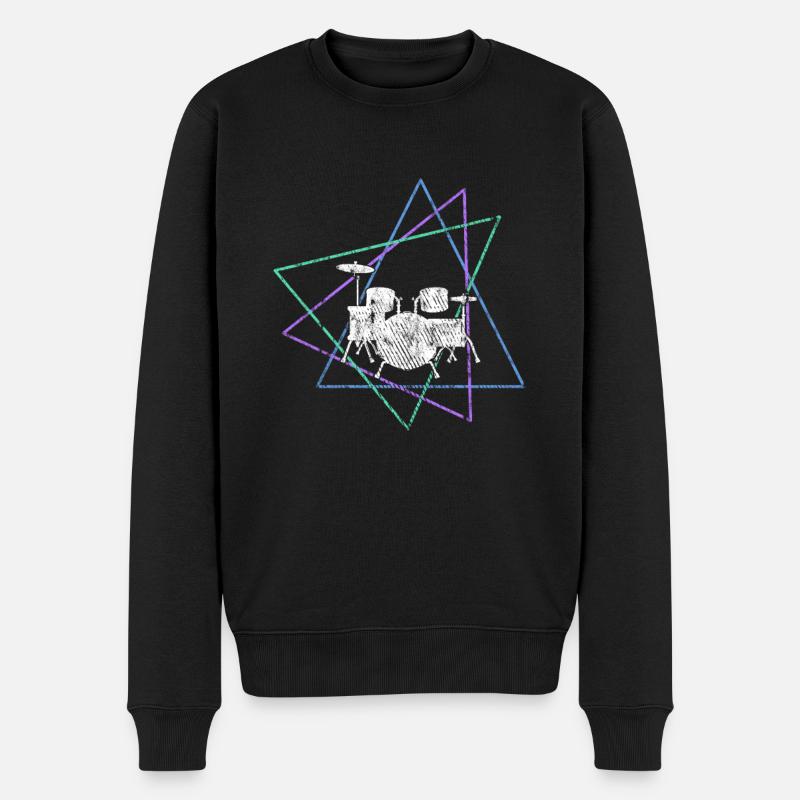 Percussion - Pull Premium bio Homme - noir