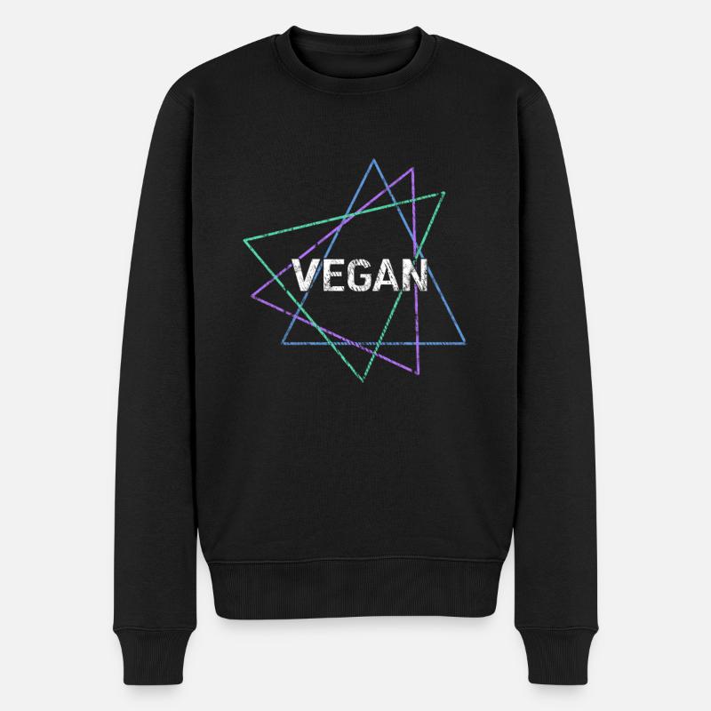 Végétalien - Pull Premium bio Homme - noir