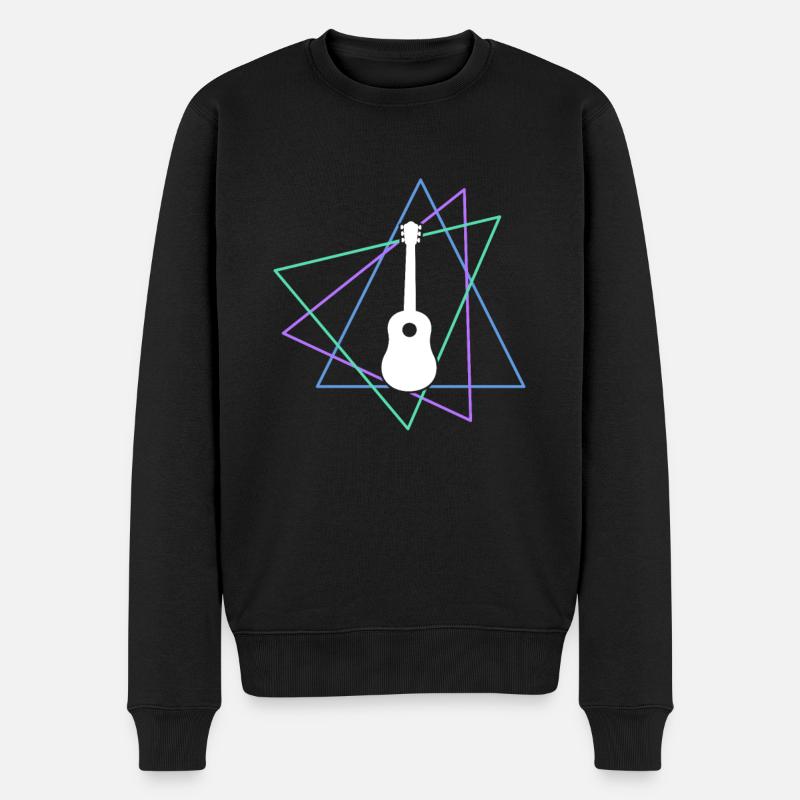 Guitare - Pull Premium bio Homme - noir