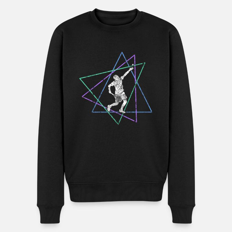 Tennis - Pull Premium bio Homme - noir