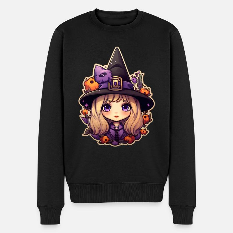 Sorcières Anime - Pull Premium bio Homme - noir