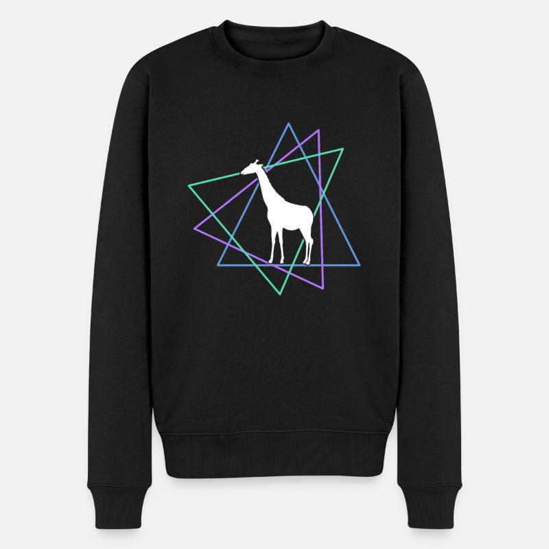 Girafe - Pull Premium bio Homme - noir