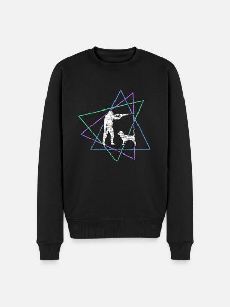 Hunt - Men's Premium Organic Jumper - black