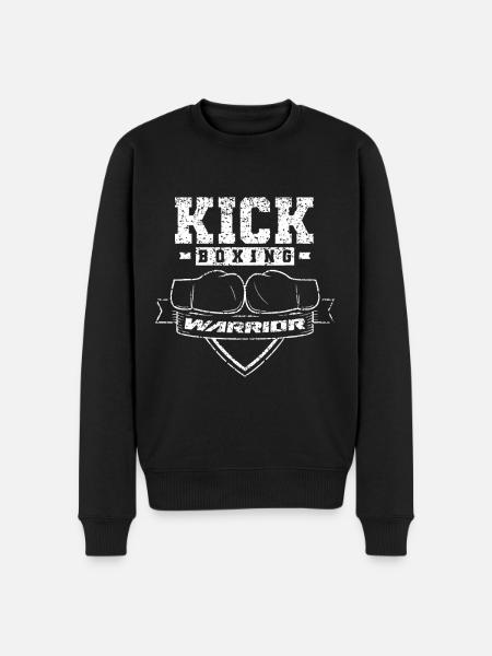 Kickboxing Warrior Kickbox Kickboxer Kick Boxing - Men's Premium Organic Jumper - black