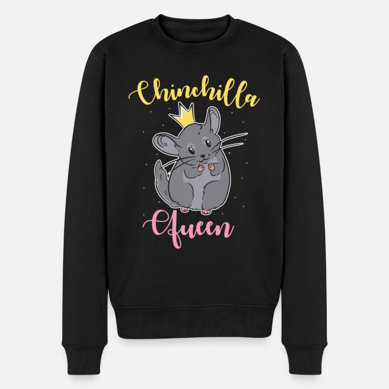 Cadeau Chinchilla Mama - Pull Premium bio Homme - noir