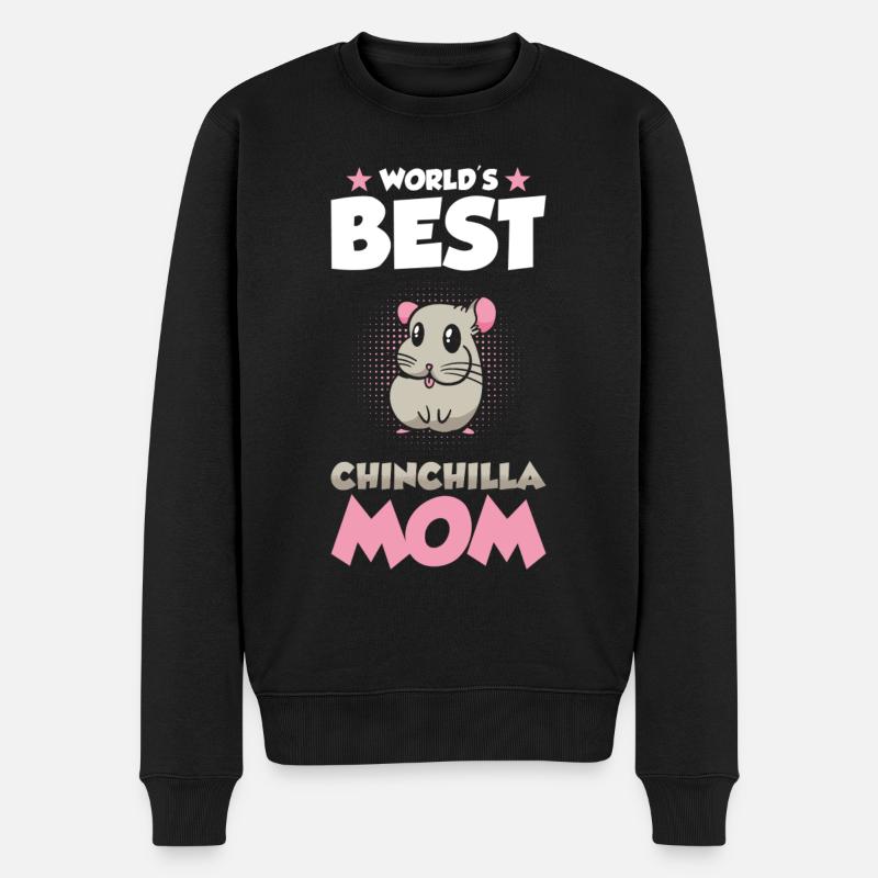 Cadeau Chinchilla Mama - Pull Premium bio Homme - noir