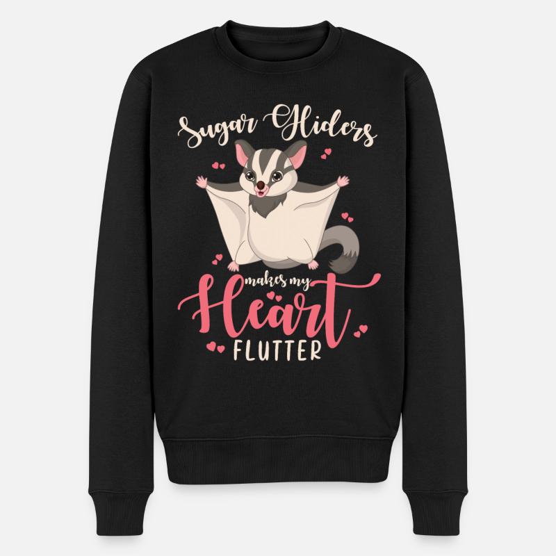 Sugar Glider Dicton - Pull Premium bio Homme - noir
