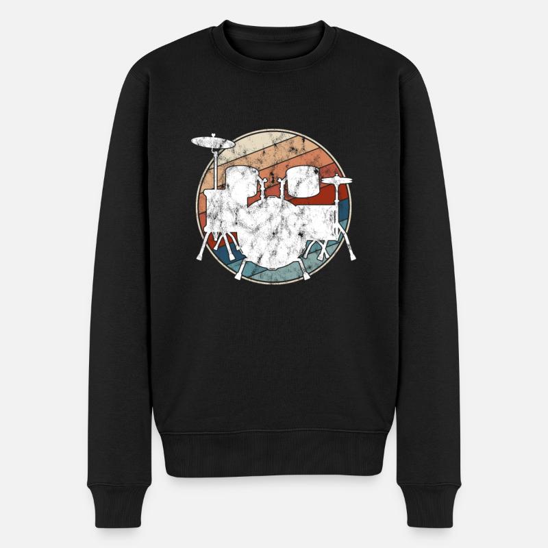 Batterie Rétro - Pull Premium bio Homme - noir