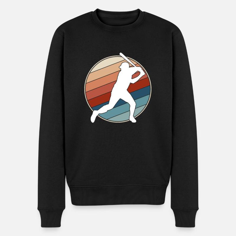 Baseball Rétro - Pull Premium bio Homme - noir