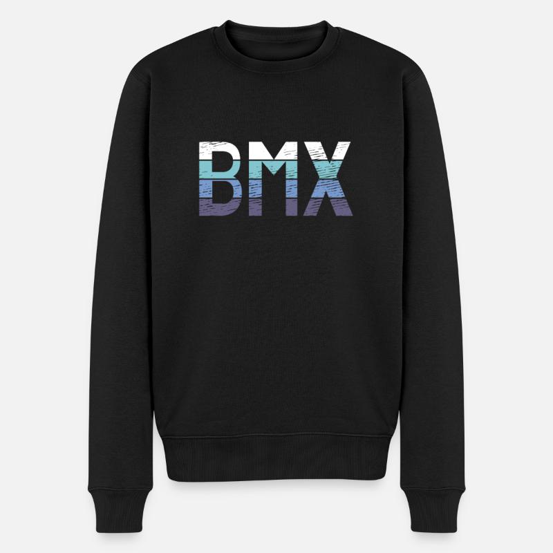 BMX - Männer Premium Bio Pullover - Schwarz