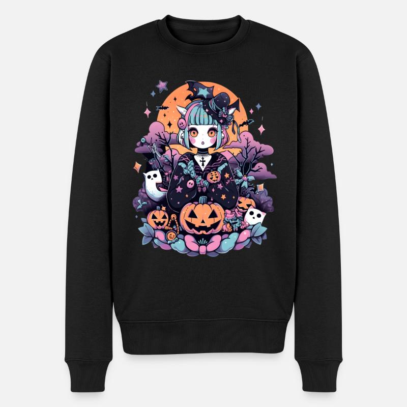 Anime Halloween - Pull Premium bio Homme - noir