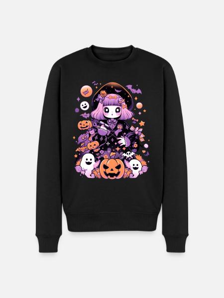 Aesthetics Halloween Anime Manga - Men's Premium Organic Jumper - black
