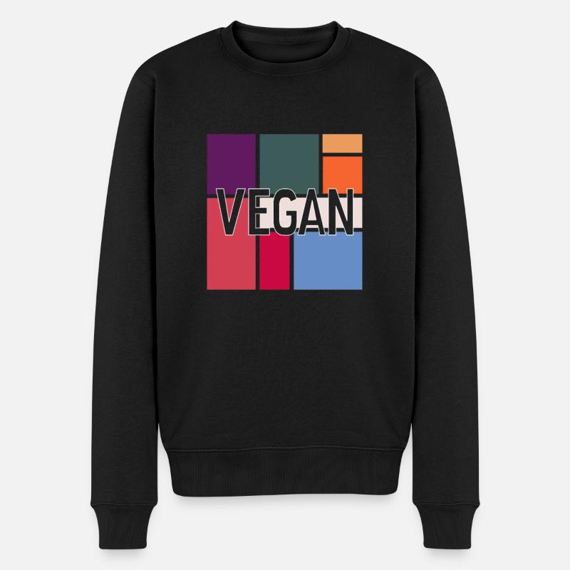 Végétalien - Pull Premium bio Homme - noir