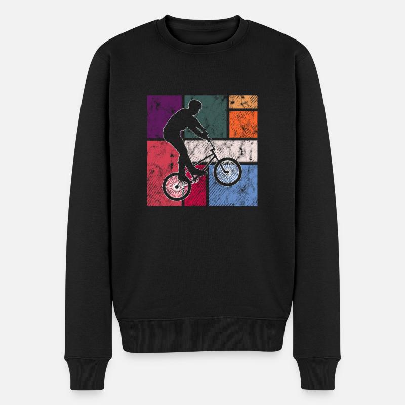 BMX - Männer Premium Bio Pullover - Schwarz